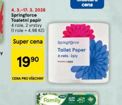 SPRINGFORCE TOALETN� PAP�R