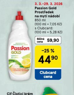 PASION GOLD PROST�EDEK NA MYT� N�DOB�
