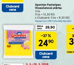 SPONTEX FASTWIPES V�CE��ELOV� UT�RKA
