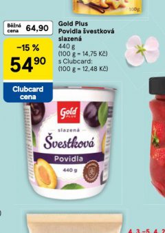GOLD PLUS POVIDLA �VESTKOV� SLAZEN�