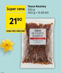 TESCO ROZINKY
