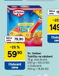 DR. OETKER TUBI�KY NA ZDOBEN�