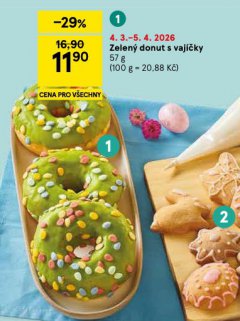 ZELEN� DONUT A VAJ��KY