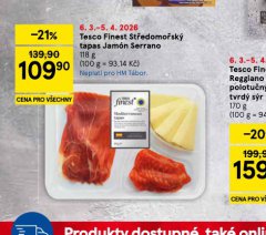 TESCO FINEST ST�EDOMO�SK� TAPAS JAM�N SERRANO