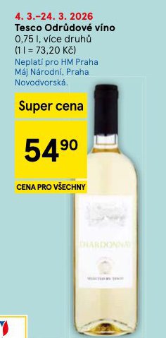 TESCO ODR�DOV� V�NO