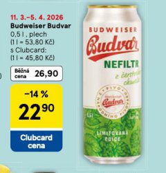 PIVO BUDWEISER BUDVAR ORIGINAL