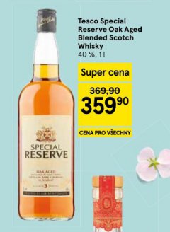 TESCO SPECIAL REDSERVE OAK AGED BLENDED SCOTCH WHISKY