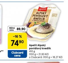 APETITI ALPSK� POVIDLOV� KNEDL�K