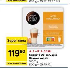 NESCAF� DOLCE GUSTO K�VOV� KAPSLE