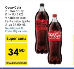 COCA COLA, FANTA, SPRITE
