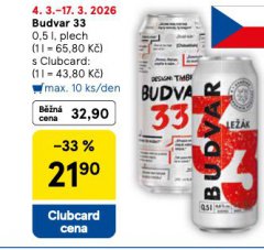 PIVO BUDVAR 33