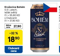 PIVO KRU�OVICE BOH�M