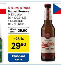 BUDVAR RESERVE
