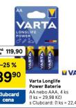 VARTA LONGLIFE POWER BATERIE