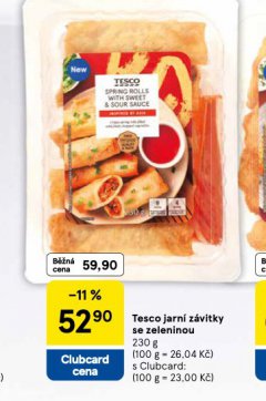 TESCO JARN� Z�VITKY SE ZELENINOU