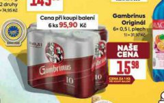 PIVO GAMBRINUS ORIGIN�L 10