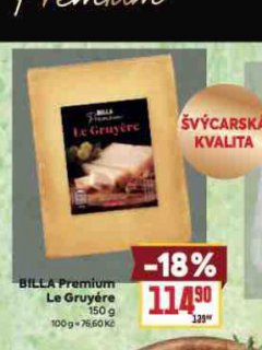 BILLA PREMIUM LE GRUY�RE
