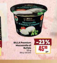 BILLA PREMIUM MOZZARELLA DI BUFALA