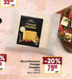 BILLA PREMIUM VINTAGE CHEDDAR