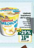 LIP�NEK TVAROHOV� -30% CUKRU