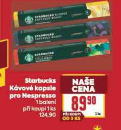 STARBUCKS K�VOV� KAPSLE PRO NESPRESSO
