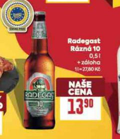 PIVO RADEGAST R�ZN� 10