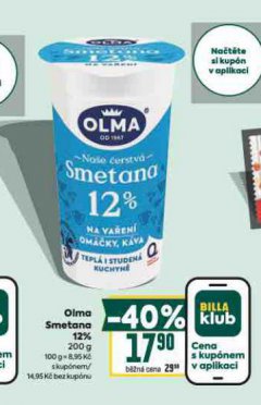 OLMA SMETANA 12%