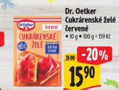 DR. OETKER CUKR�RENSK� �EL� �ERVEN�