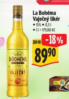 LA BOH�MA VAJE�N� LIK�R