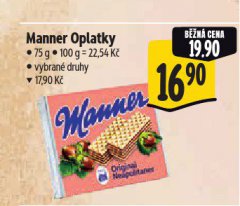 MANNER OPLATKY