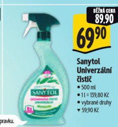 SANYTOL UNIVERZ�LN� �ISTI�