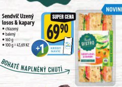 SENDVI� UZEN� LOSOS & KAPARY