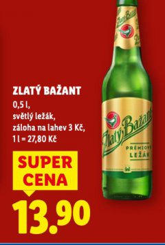 PIVO ZLAT� BA�ANT
