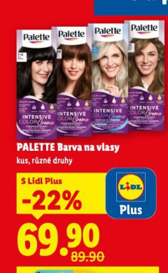 PALETTE BARVA NA VLASY