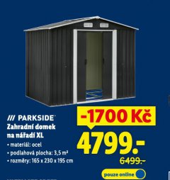 ZAHRADN� DOMEK NA N��AD� XL