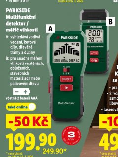 MULTIFUN�N� DETEKTOR / M��I� VLHKOSTI