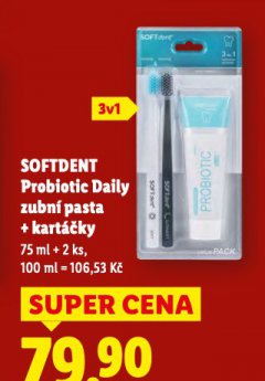 SOFTDENT ZUBN� PASTA + KART��KY