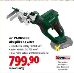 PARKSIDE AKU PILKA NA V�TVE