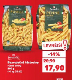 BEZVAJEČNÉ TĚSTOVINY