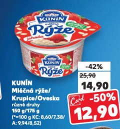 KUNÍN MLÉČNÁ KRUPICE