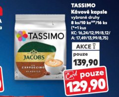 TASSIMO KÁVOVÉ KAPSLE