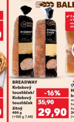 BREADWAY KVÁSKOVÝ TOUSŤÁČEK ŽITNÝ