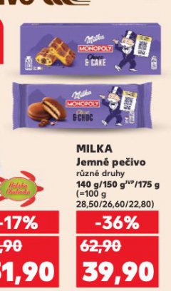 MILKA JEMNÉ PEČIVO