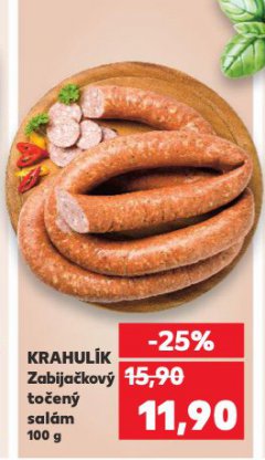 ZABIJAČKOVÝ TOČENÝ SALÁM