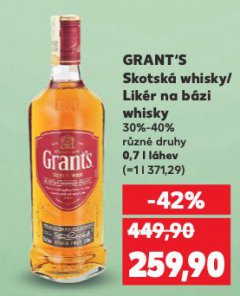 GRANT'S LIK�R NA B�ZI WHISKY