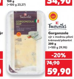 GORGONZOLA SÝR S MODROU PLÍSNÍ