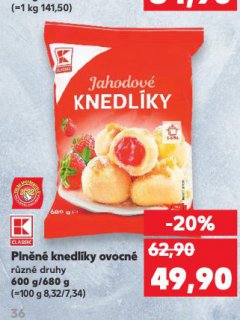 PLNĚNÉ KNEDLÍKY OVOCNÉ