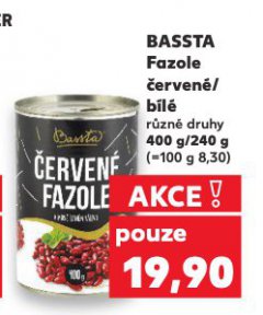 BASSTA FAZOLE �ERVEN�