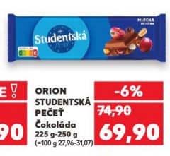 ORION STUDENTSK� PE�E�