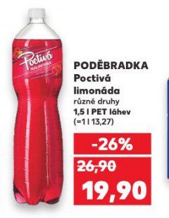 PODĚBRADKA POCTIVÁ LIMONÁDA